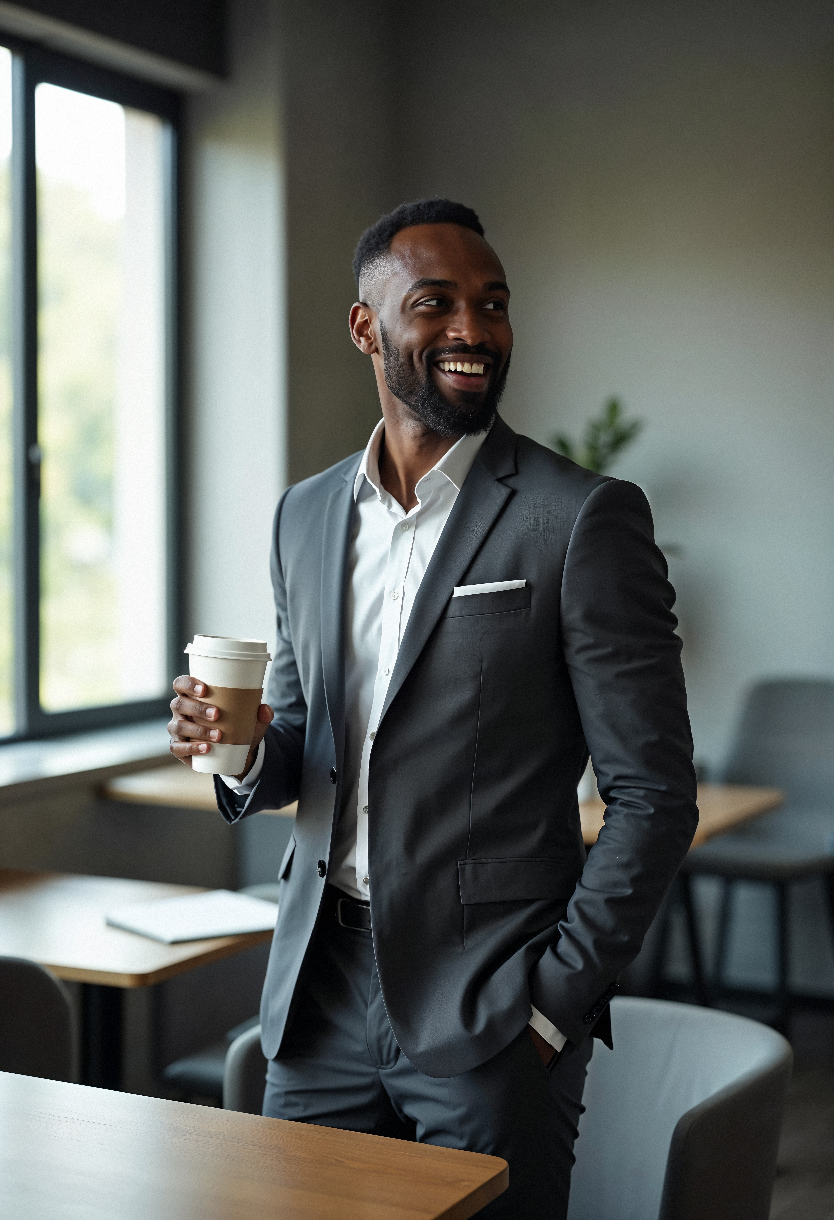 Professional portrait or office environment